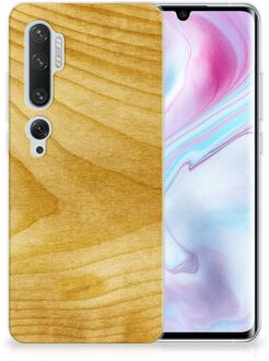 B2Ctelecom Xiaomi Mi Note 10 Pro Bumper Hoesje Licht Hout