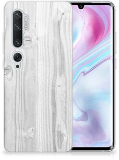 B2Ctelecom Xiaomi Mi Note 10 Pro Bumper Hoesje White Wood