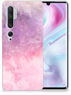 B2Ctelecom Xiaomi Mi Note 10 Pro Hoesje maken Pink Purple Paint