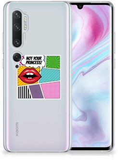 B2Ctelecom Xiaomi Mi Note 10 Pro Silicone Back Cover Popart Princess