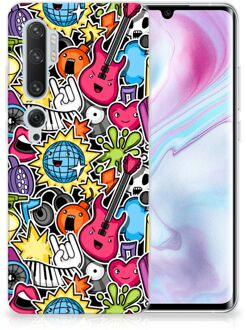 B2Ctelecom Xiaomi Mi Note 10 Pro Silicone Back Cover Punk Rock