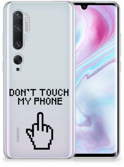 B2Ctelecom Xiaomi Mi Note 10 Pro Silicone-hoesje Finger DTMP