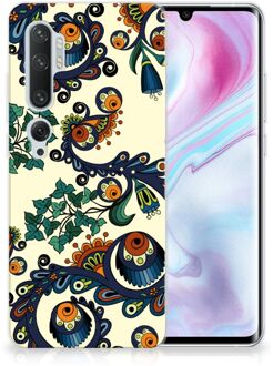 B2Ctelecom Xiaomi Mi Note 10 Pro Siliconen Hoesje Barok Flower