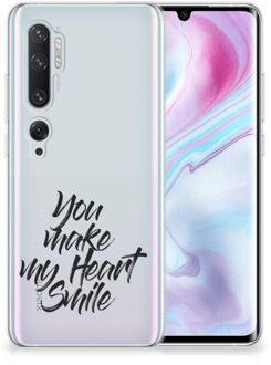 B2Ctelecom Xiaomi Mi Note 10 Pro Siliconen hoesje met naam Heart Smile