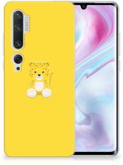 B2Ctelecom Xiaomi Mi Note 10 Pro Telefoonhoesje met Naam Baby Leopard