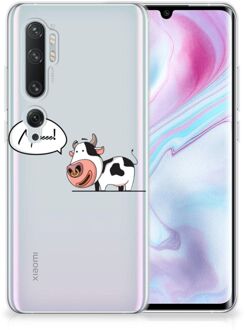 B2Ctelecom Xiaomi Mi Note 10 Pro Telefoonhoesje met Naam Cow