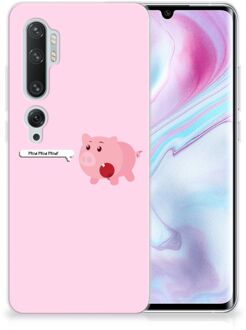 B2Ctelecom Xiaomi Mi Note 10 Pro Telefoonhoesje met Naam Pig Mud