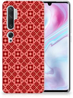 B2Ctelecom Xiaomi Mi Note 10 Pro TPU bumper Batik Red