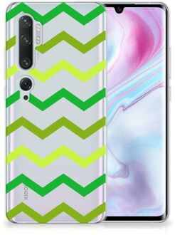 B2Ctelecom Xiaomi Mi Note 10 Pro TPU bumper Zigzag Groen