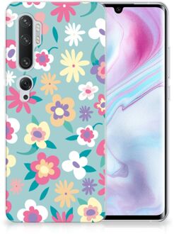 B2Ctelecom Xiaomi Mi Note 10 Pro TPU Case Flower Power