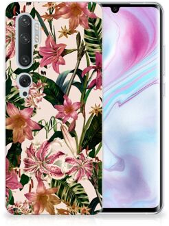 B2Ctelecom Xiaomi Mi Note 10 Pro TPU Case Flowers