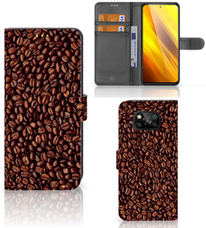 B2Ctelecom Xiaomi Poco X3 Smartphone Hoesje Koffiebonen