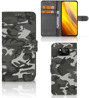 B2Ctelecom Xiaomi Poco X3 Telefoon Hoesje Cadeau voor hem Army Light