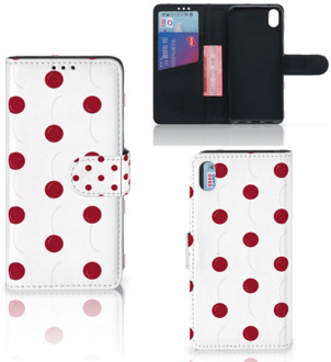 B2Ctelecom Xiaomi Redmi 7A Book Cover Cherries