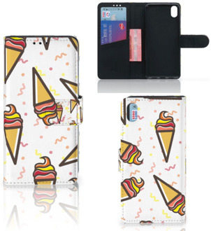 B2Ctelecom Xiaomi Redmi 7A Book Cover Icecream