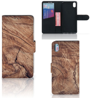 B2Ctelecom Xiaomi Redmi 7A Book Style Case Tree Trunk