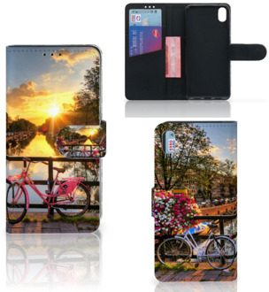 B2Ctelecom Xiaomi Redmi 7A Flip Cover Amsterdamse Grachten