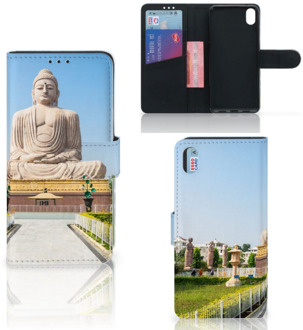 B2Ctelecom Xiaomi Redmi 7A Flip Cover Boeddha