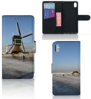 B2Ctelecom Xiaomi Redmi 7A Flip Cover Schaatsers Friesland