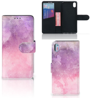 B2Ctelecom Xiaomi Redmi 7A Hoesje Pink Purple Paint