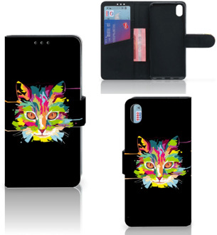 B2Ctelecom Xiaomi Redmi 7A Leuk Hoesje Cat Color