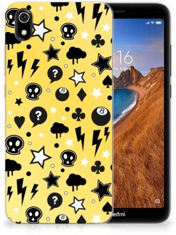 B2Ctelecom Xiaomi Redmi 7A Silicone Back Case Punk Yellow