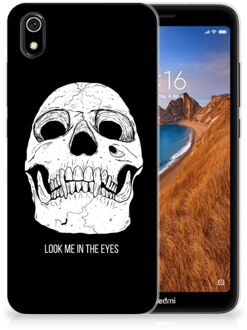 B2Ctelecom Xiaomi Redmi 7A Silicone Back Case Skull Eyes