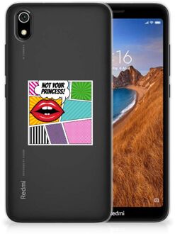 B2Ctelecom Xiaomi Redmi 7A Silicone Back Cover Popart Princess