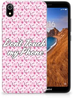 B2Ctelecom Xiaomi Redmi 7A Silicone-hoesje Flowers Pink DTMP