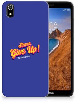 B2Ctelecom Xiaomi Redmi 7A Siliconen hoesje met naam Never Give Up