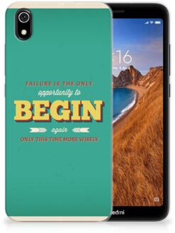 B2Ctelecom Xiaomi Redmi 7A Siliconen hoesje met naam Quote Begin