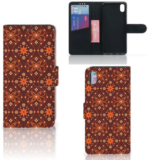 B2Ctelecom Xiaomi Redmi 7A Telefoon Hoesje Batik Brown