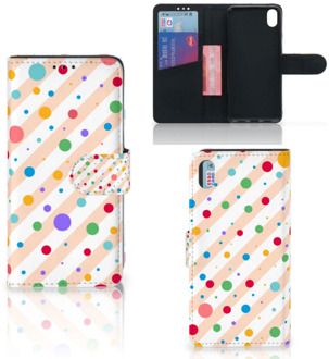 B2Ctelecom Xiaomi Redmi 7A Telefoon Hoesje Dots