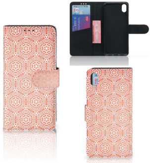 B2Ctelecom Xiaomi Redmi 7A Telefoon Hoesje Pattern Orange