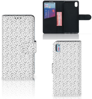 B2Ctelecom Xiaomi Redmi 7A Telefoon Hoesje Stripes Dots