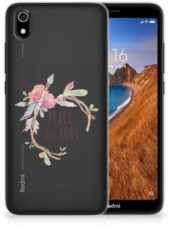 B2Ctelecom Xiaomi Redmi 7A Telefoonhoesje met Naam Boho Text