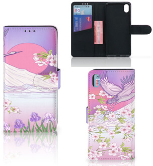 B2Ctelecom Xiaomi Redmi 7A Telefoonhoesje met Pasjes Bird Flying