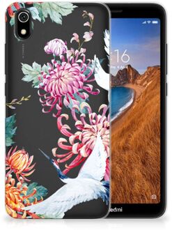 B2Ctelecom Xiaomi Redmi 7A TPU Hoesje Bird Flowers