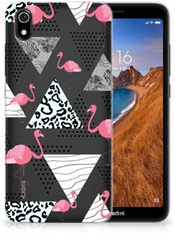 B2Ctelecom Xiaomi Redmi 7A TPU Hoesje Flamingo Triangle