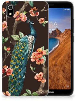 B2Ctelecom Xiaomi Redmi 7A TPU Hoesje Pauw met Bloemen