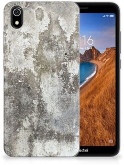 B2Ctelecom Xiaomi Redmi 7A TPU Siliconen Hoesje Beton Print