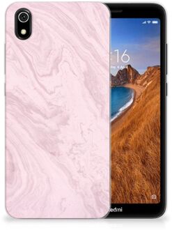 B2Ctelecom Xiaomi Redmi 7A TPU Siliconen Hoesje Marble Roze