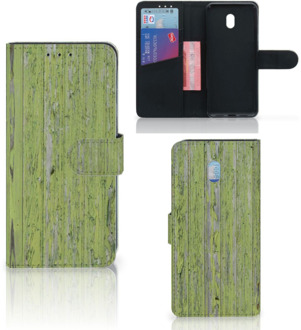 B2Ctelecom Xiaomi Redmi 8A Book Style Case Green Wood