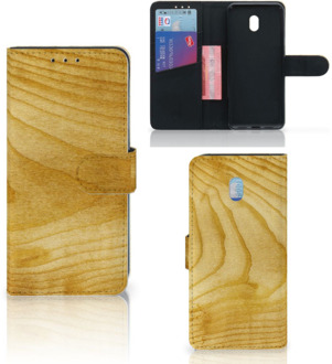 B2Ctelecom Xiaomi Redmi 8A Book Style Case Licht Hout