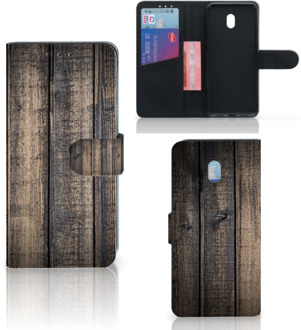 B2Ctelecom Xiaomi Redmi 8A Book Style Case Steigerhout