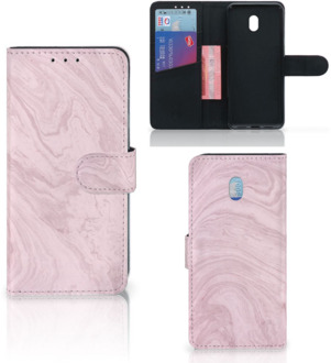 B2Ctelecom Xiaomi Redmi 8A Bookcase Marble Roze