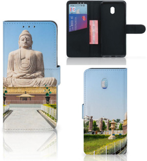 B2Ctelecom Xiaomi Redmi 8A Flip Cover Boeddha