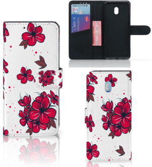 B2Ctelecom Xiaomi Redmi 8A Hoesje Blossom Rood