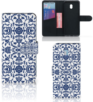 B2Ctelecom Xiaomi Redmi 8A Hoesje Flower Blue