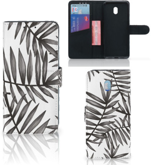 B2Ctelecom Xiaomi Redmi 8A Hoesje Leaves Grey